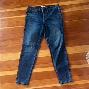 Madewell Dark Blue Ankle Jeans